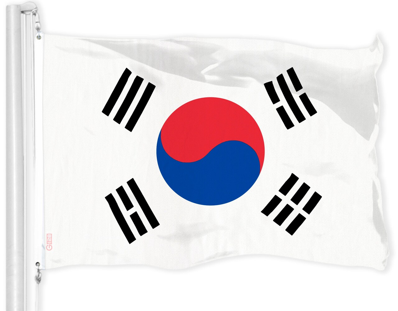 South Korea (South Korean) Flag 150D Printed Polyester 3x5 Ft